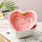 Cute Strawberry Ceramic Ramen Bowl With Matching Spoon 1