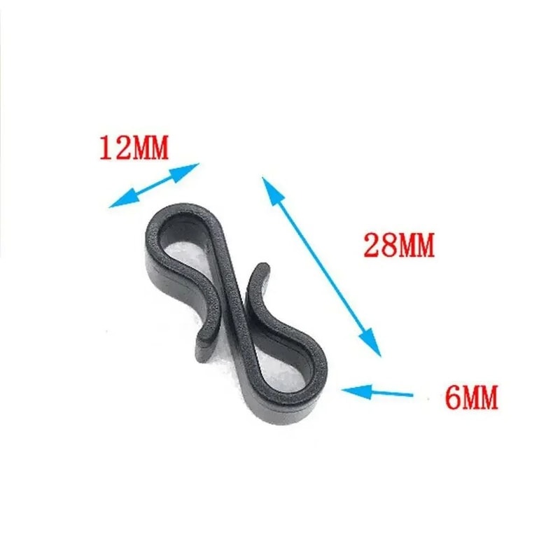 Heavy Duty S Shaped Gutter Hooks For Outdoor Lights And Decorations 5