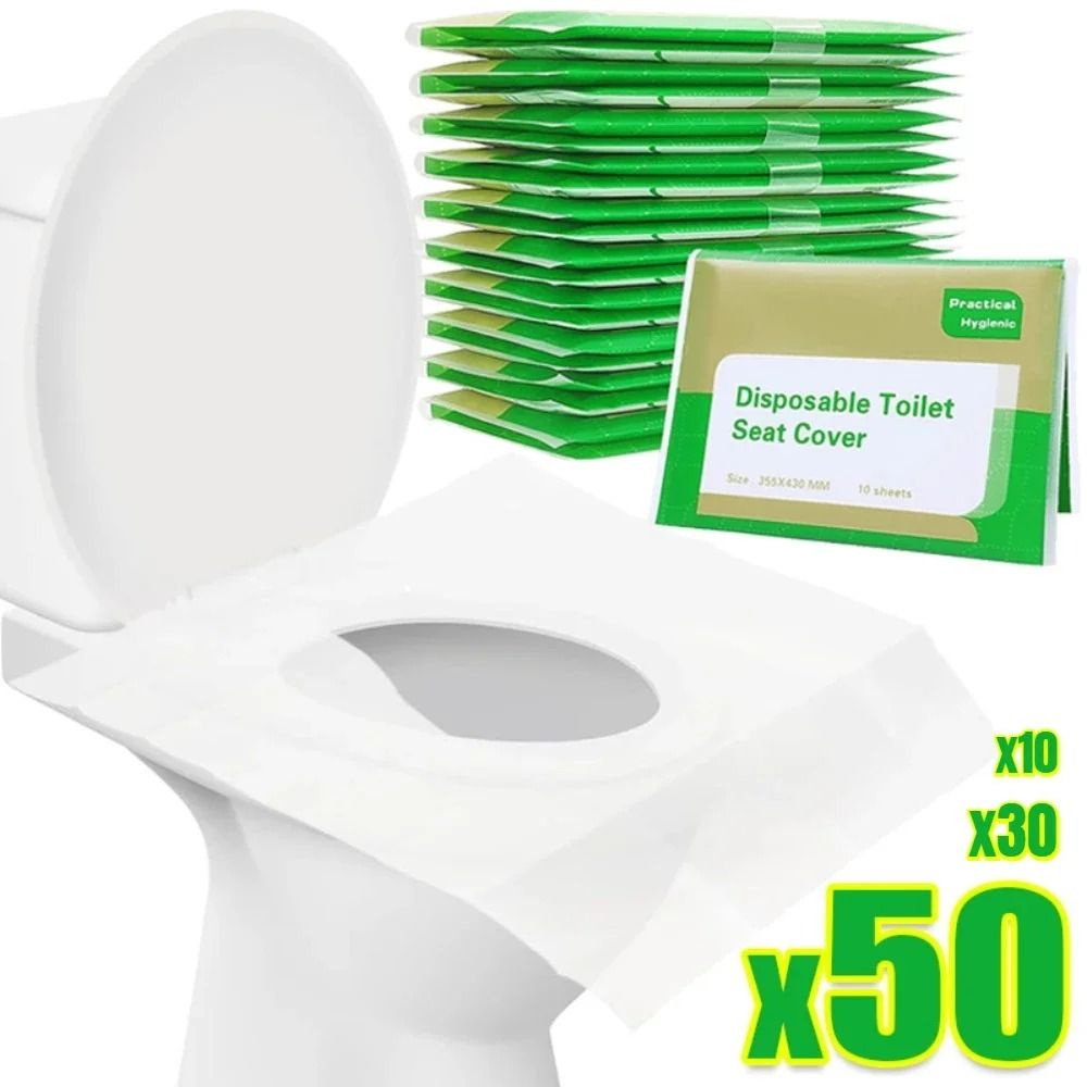 Disposable Toilet Seat Covers For Travel Camping And Hotel Use 0
