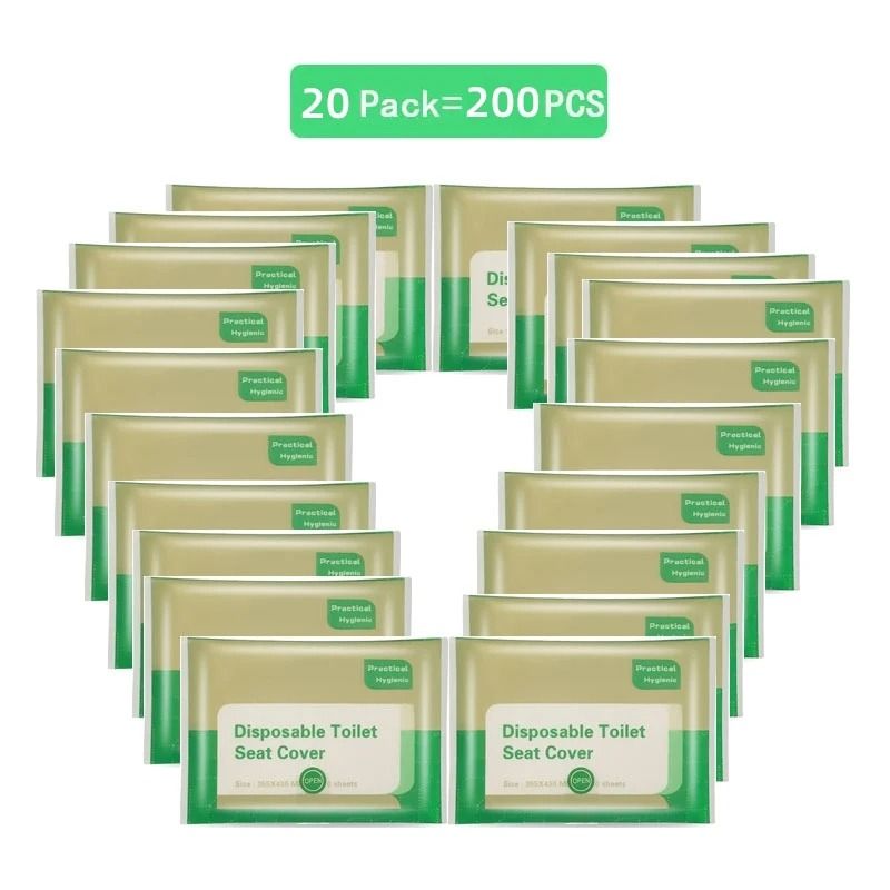 Disposable Toilet Seat Covers For Travel Camping And Hotel Use 10