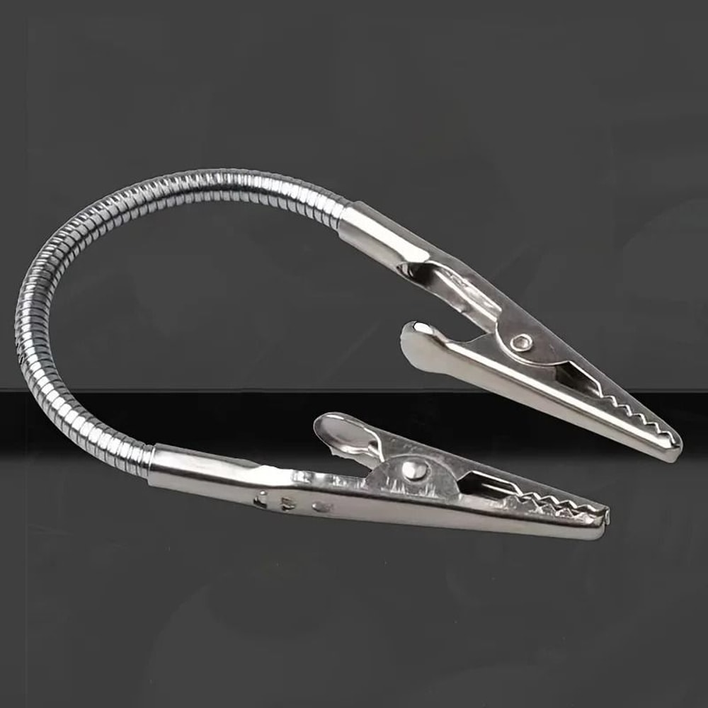 Heavy Duty Double Head Crocodile Clip Holder With Flexible Arm 7
