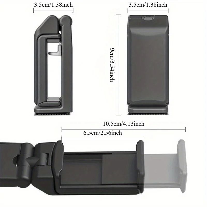 Portable Folding Phone Holder For Car Plane And Tabletop Hands Free Viewing 5