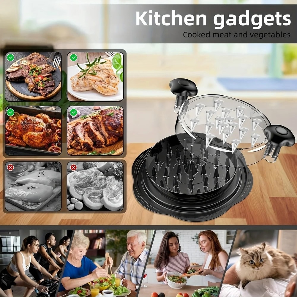 Ergonomic Manual Chicken Shredder With Non Slip Grip For Pork Beef And Chicken 1