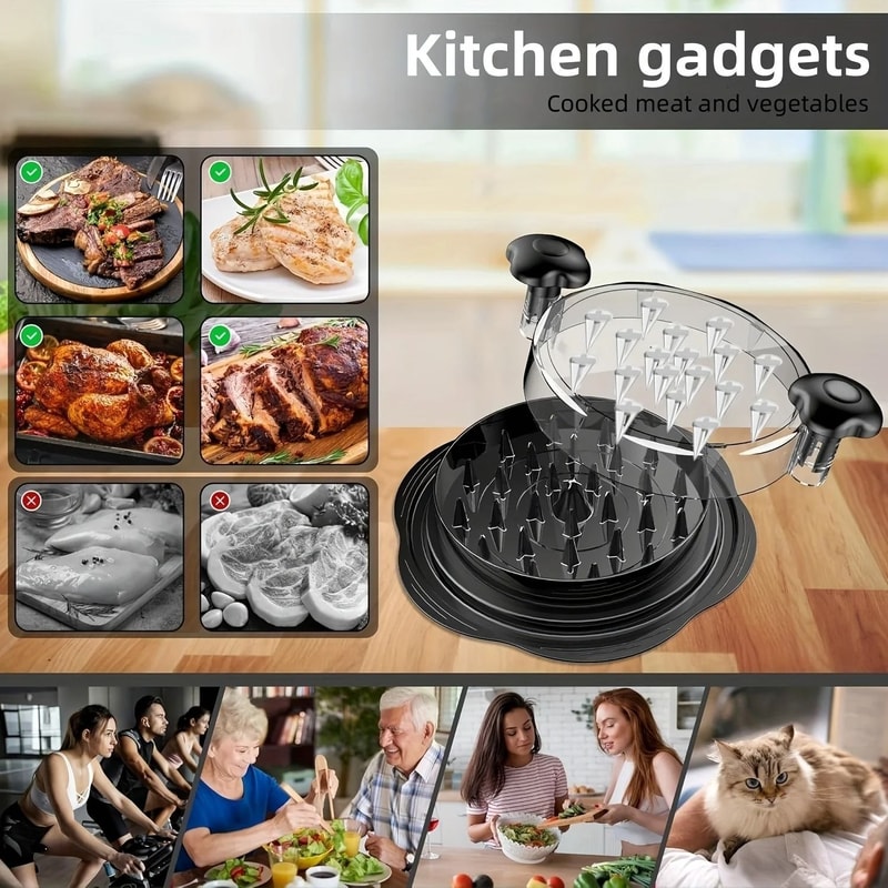 Ergonomic Manual Chicken Shredder With Non Slip Grip For Pork Beef And Chicken 1