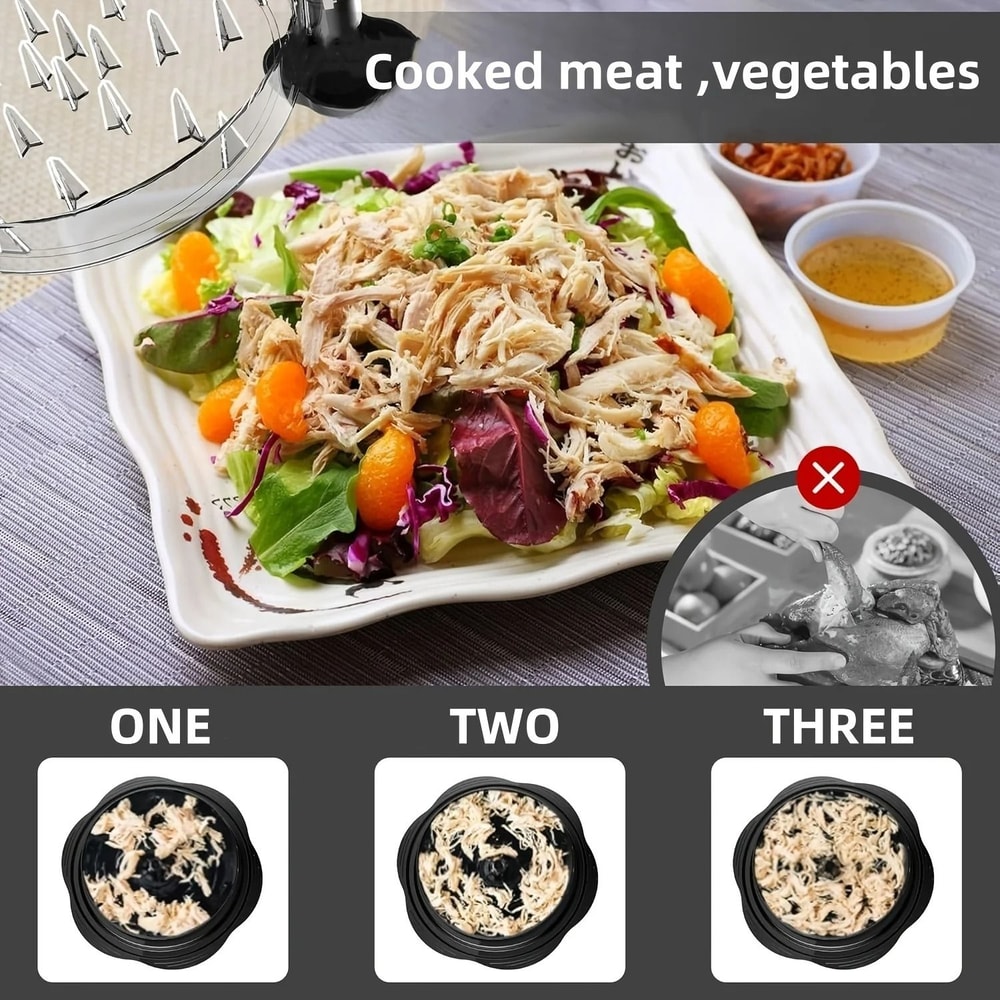 Ergonomic Manual Chicken Shredder With Non Slip Grip For Pork Beef And Chicken 2