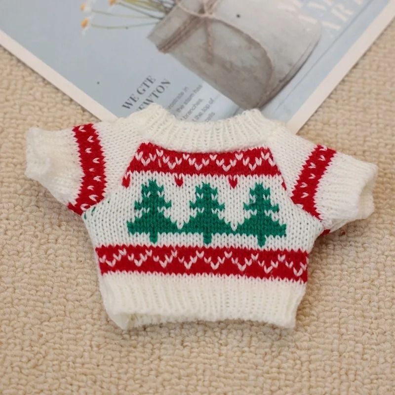 Festive Knit Car Gear Shift Cover Sweater Dustproof Universal Gear Lever Protector 7