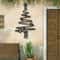 Minimalist Metal Christmas Tree Wall Art Decorative Holiday Wall Hanging 0