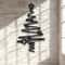 Minimalist Metal Christmas Tree Wall Art Decorative Holiday Wall Hanging 4