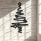 Minimalist Metal Christmas Tree Wall Art Decorative Holiday Wall Hanging 4