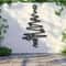 Minimalist Metal Christmas Tree Wall Art Decorative Holiday Wall Hanging 5