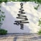 Minimalist Metal Christmas Tree Wall Art Decorative Holiday Wall Hanging 5