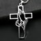 Hollow Prayer Hands Cross Pendant Religious Car Mirror Hanging Ornament 2