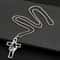 Hollow Prayer Hands Cross Pendant Religious Car Mirror Hanging Ornament 4