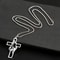 Hollow Prayer Hands Cross Pendant Religious Car Mirror Hanging Ornament 4