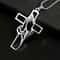 Hollow Prayer Hands Cross Pendant Religious Car Mirror Hanging Ornament 5