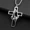 Hollow Prayer Hands Cross Pendant Religious Car Mirror Hanging Ornament 6