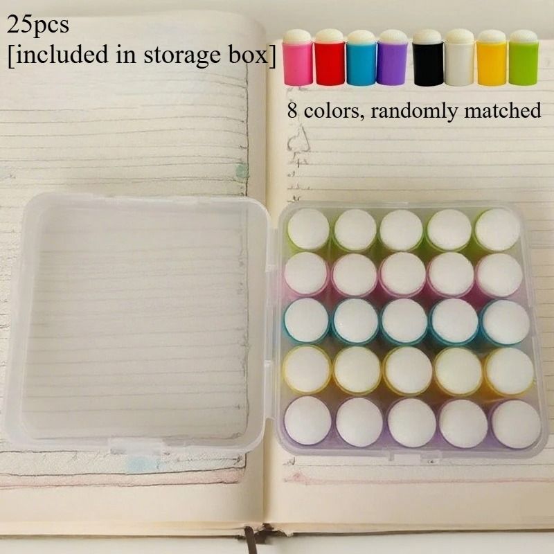 Painting Sponge Daubers With Ergonomic Gourd Handle For Ink Blending And Craft Art 7