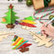 70pcs Wooden DIY Christmas Tree Craft Set For Kids And Adults Three Dimensional Holiday Painting An 4