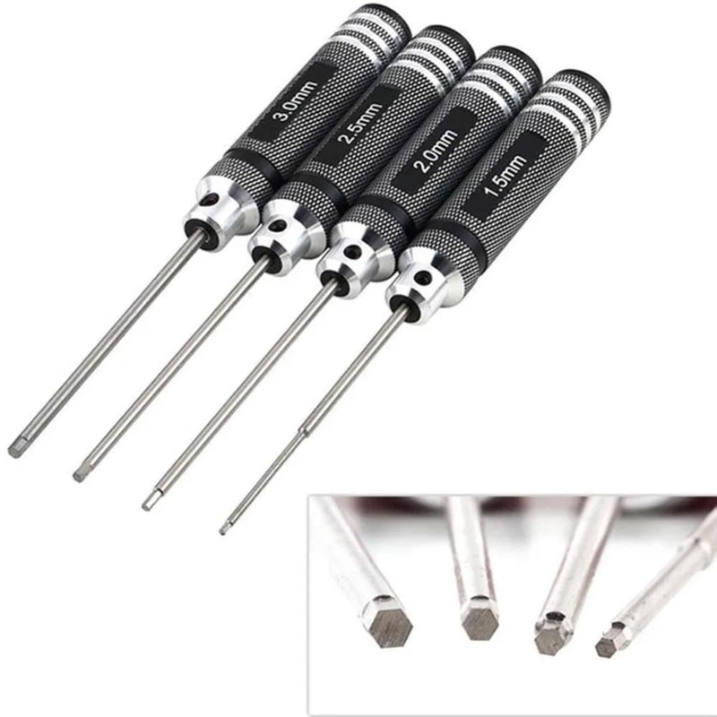 Titanium Nitride Hex Driver Screwdriver For RC Helicopter And Precision Hobby Repairs 5