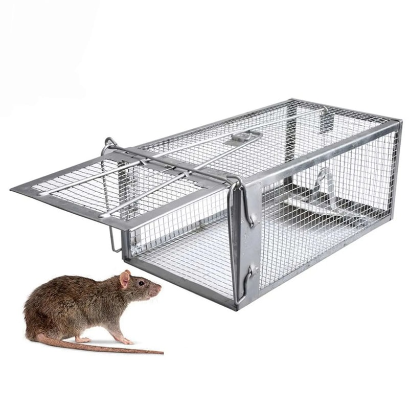 Heavy Duty Metal Mousetrap For Kitchen And Food Storage 0