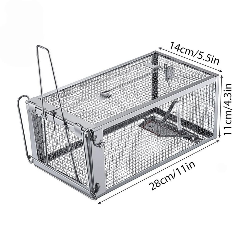 Heavy Duty Metal Mousetrap For Kitchen And Food Storage 5