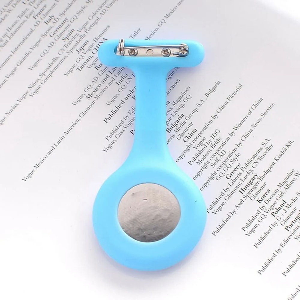 Nurse Silicone Fob Pocket Watch Quartz Clip On 9