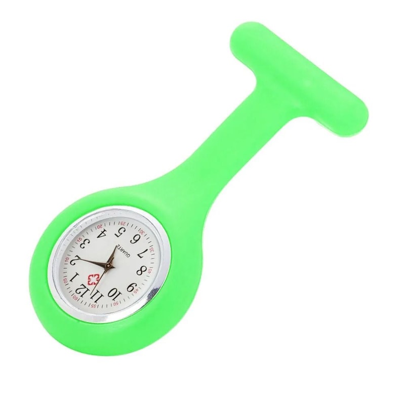Nurse Silicone Fob Pocket Watch Quartz Clip On 10
