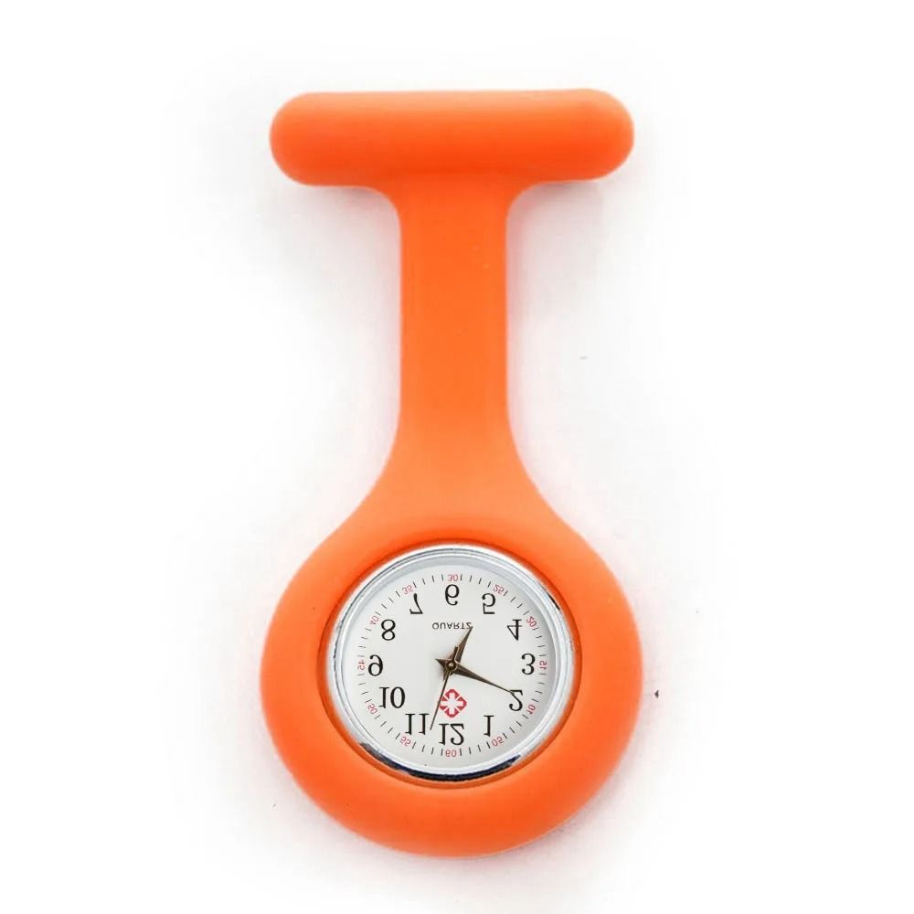 Nurse Silicone Fob Pocket Watch Quartz Clip On 11