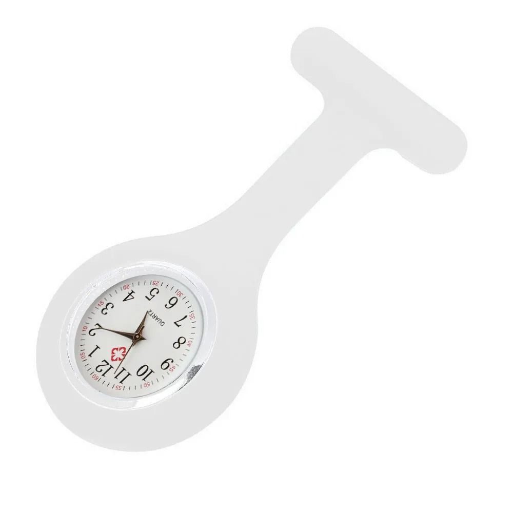 Nurse Silicone Fob Pocket Watch Quartz Clip On 14
