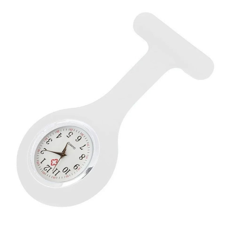 Nurse Silicone Fob Pocket Watch Quartz Clip On 14