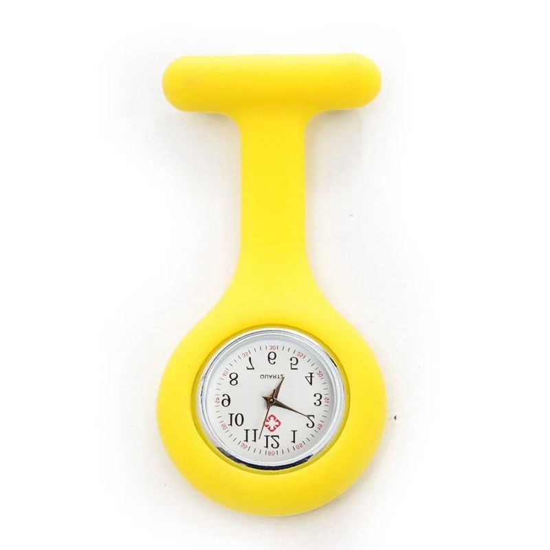 Nurse Silicone Fob Pocket Watch Quartz Clip On 15