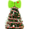 Christmas Grinch Bow Tree Topper Green Furry Holiday Decor 4