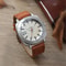 Casual Quartz Wristwatch For Men And Women Leather Strap 13