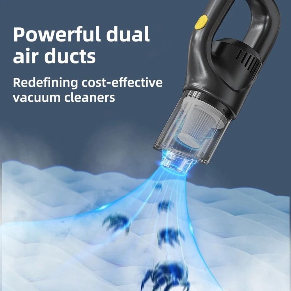 Wireless Handheld Car Vacuum Cleaner Wet Dry Dual Use 2