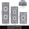 Bohemian Style Non Slip Kitchen Floor Mat Set Of 3 1