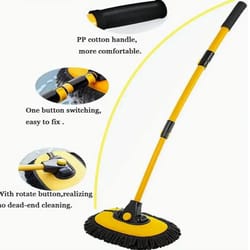 telescopic car cleaning brush long handle microfiber mop
