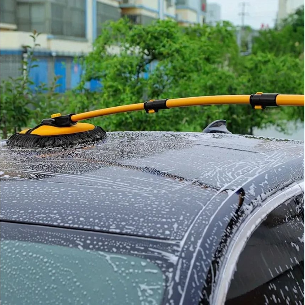 Telescopic Car Cleaning Brush Long Handle Microfiber Mop 4