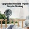 Portable Clip On Baby Fan With Flexible Tripod USB Rechargeable 5