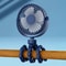 Portable Clip On Baby Fan With Flexible Tripod USB Rechargeable 7