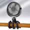 Portable Clip On Baby Fan With Flexible Tripod USB Rechargeable 8