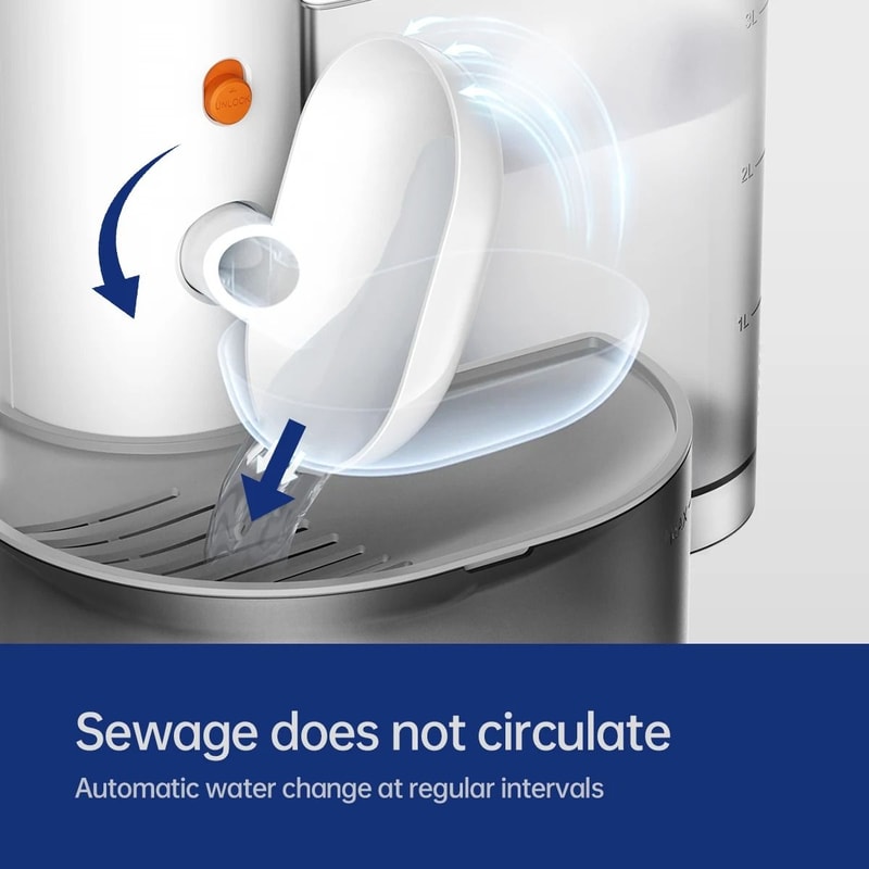 Smart Wireless Pet Water Dispenser Rechargeable Automatic Water Feeder 1