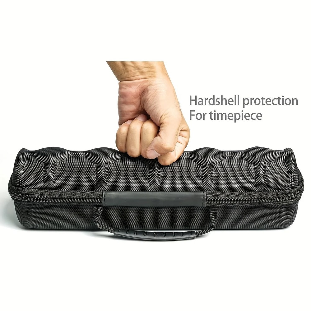 Portable Watch Case Zipper Travel Storage Box For Wristwatches And Smart Watches 4