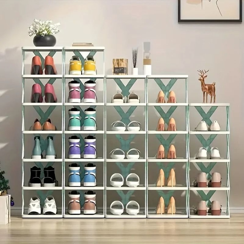 9 Layer Shoe Rack Storage Organizer Detachable Multi Tier Shelf 1