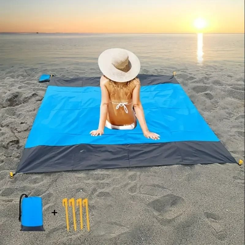 Large Waterproof Sand Proof Beach Blanket For Outdoor Camping And Hiking 6