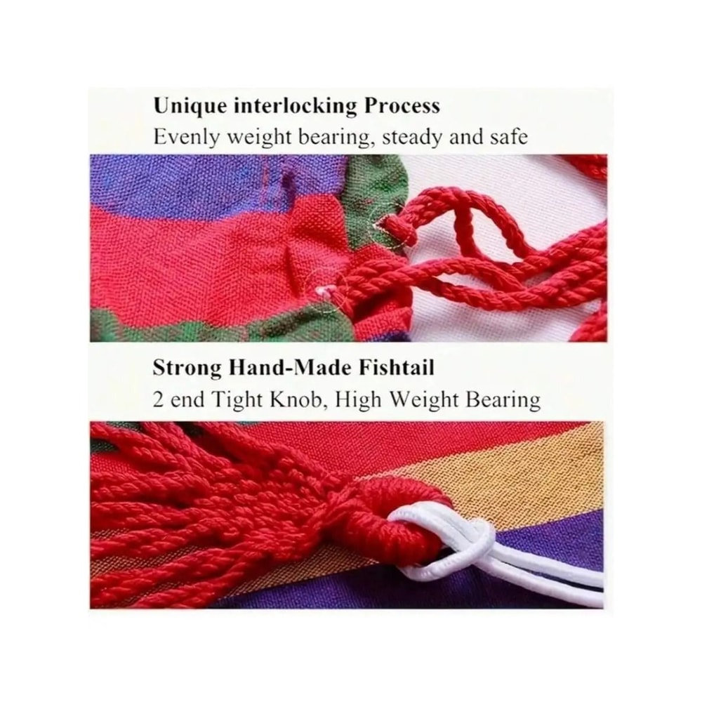 Portable Outdoor Hammock Chair With Pillow And Cushion Hanging Chair 3