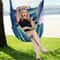 Portable Outdoor Hammock Chair With Pillow And Cushion Hanging Chair 5