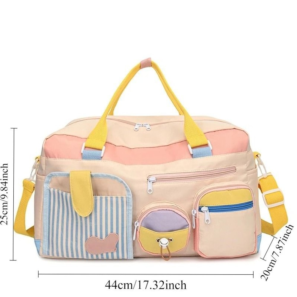 Womens Travel Fitness Bag With Multiple Pockets For Short Trips 2