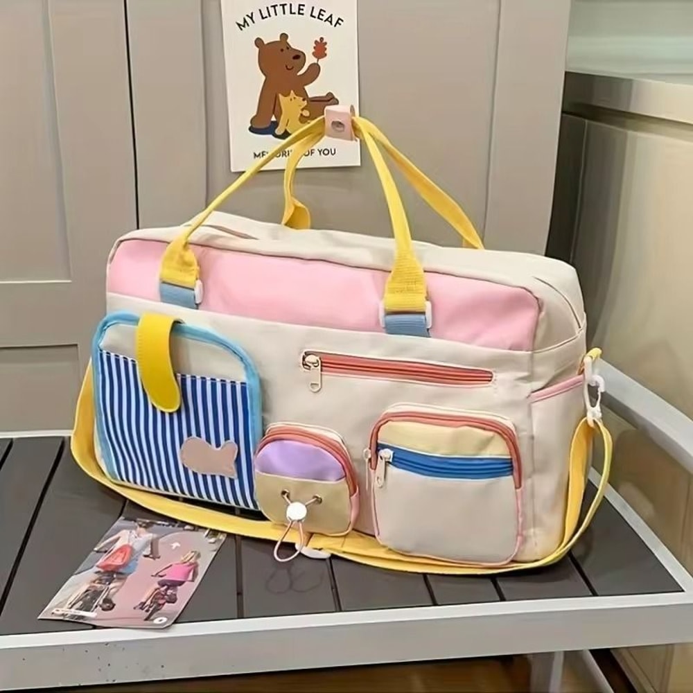 Womens Travel Fitness Bag With Multiple Pockets For Short Trips 5