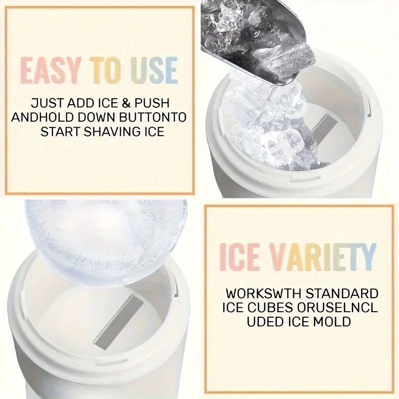 Manual Ice Crusher And Smoothie Maker Hand Operated Kitchen Tool 3