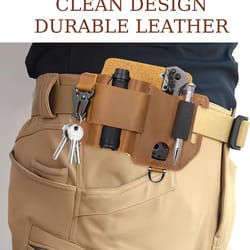 leather tool belt bag waist organizer for outdoor work